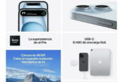 iPhone 15 Apple 128GB ESIM Azul Reacondicionado